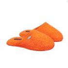 Pantoufles de Giesswein mod�le Tino avec entr�e plate et semelle antid�rapante - best-seller ! orange