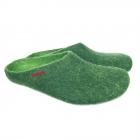 Pantoufles en feutre tendance h.o. vert