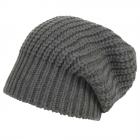 Casquette Rasta pour femmes et hommes avec large bord en tricot gris