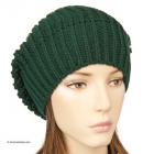 Casquette Rasta pour femmes et hommes avec large bord en tricot vert