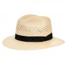 HUTTER | Chapeau de paille Panama original avec a�rations nature