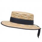 Chapeau de paille gondolier bleu