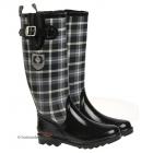 Bottes en caoutchouc pour femmes �tain by Giesswein avec semelle ext�rieure robuste noir