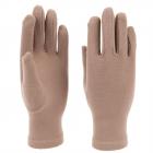 FASHION | Gants pour femmes en Micro Fleece Gants moulants extensibles beige