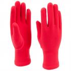 FASHION | Gants pour femmes en Micro Fleece Gants moulants extensibles rouge