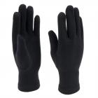 FASHION | Gants pour femmes en Micro Fleece Gants moulants extensibles noir