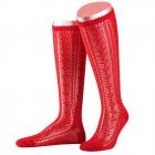 FASHION | Chaussettes coton ajour� rouge rouge