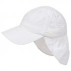 HUTTER | casquette � visi�re Supplex avec protection de nuque amovible blanc