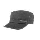 Casquette mod�le Cuba Cap en tissu sign�e STETSON noir