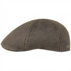 Casquette plate Flatcap sportive sign�e STETSON marron
