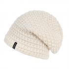 McBEANIE | Bonnet tricot� couleur unie avec bande polaire � l'int�rieur blanc laine
