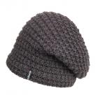 McBEANIE | Bonnet tricot� couleur unie avec bande polaire � l'int�rieur anthracite