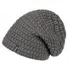 McBEANIE | Bonnet tricot� couleur unie avec bande polaire � l'int�rieur gris fonc�