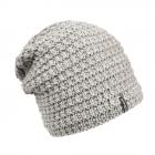 McBEANIE | Bonnet tricot� couleur unie avec bande polaire � l'int�rieur gris clair