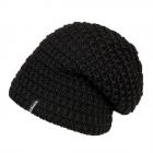 McBEANIE | Bonnet tricot� couleur unie avec bande polaire � l'int�rieur noir