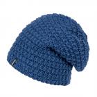 McBEANIE | Bonnet tricot� couleur unie avec bande polaire � l'int�rieur bleu