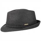 STETSON | Chapeau Trilby Benavides � bord �troit anthracite