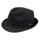 STETSON | Chapeau Trilby Benavides � bord �troit noir