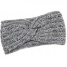 HUTTER | bandeau en tricot pour femme Made in Italy gris