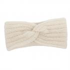 HUTTER | bandeau en tricot pour femme Made in Italy blanc laine
