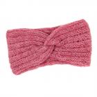 HUTTER | bandeau en tricot pour femme Made in Italy vieux rose