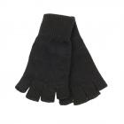 GANTS TRICOT�S SANS DOIGTS POUR HOMMES noir