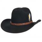 Chapeau western Chapeaux de cowboy en feutre pour hommes Victorville by Stetson noir