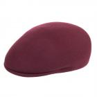 Casquette sportive en feutre de laine Casquette au design anglais bordeaux