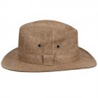 HUTTER | Chapeau en lin Traveller pour hommes marron