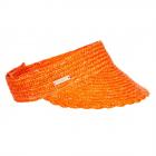 SEEBERGER | Bouclier de paille pour femme casquette de baseball r�glable orange