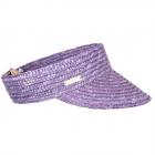 SEEBERGER | Bouclier de paille pour femme casquette de baseball r�glable lilas