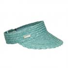 SEEBERGER | Bouclier de paille pour femme casquette de baseball r�glable vert clair