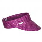 SEEBERGER | Bouclier de paille pour femme casquette de baseball r�glable viola
