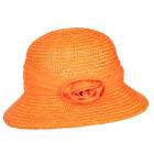 SEEBERGER | Chapeau de paille dames orange