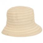 Chapeau � bordure enroulable Cloche pour femme marron clair