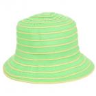 Chapeau � bordure enroulable Cloche pour femme jaune