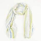 Foulard d'�t� unisexe avec petites franges jaune