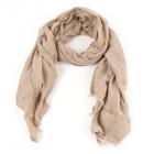 Foulard d'�t� stonewash avec rivets beige