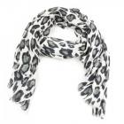 �charpe d'�t� tachet�e gris
