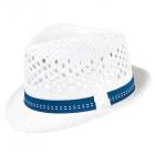 Chapeau Trilby Darnell blanc