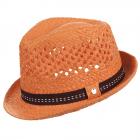 Chapeau Trilby Darnell orange