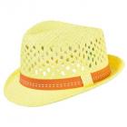 Chapeau Trilby Darnell jaune
