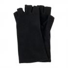 Gants � doigts Melanie en polaire noir