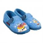 Pantoufles pour enfants T�bingen avec application Wickie et les hommes forts de Giesswein bleu