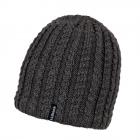 McBEANIE | Bonnet tricot� avec int�rieur en polaire gris fonc�