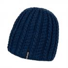 McBEANIE | Bonnet tricot� avec int�rieur en polaire bleu
