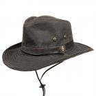 STETSON | Chapeau imitation cuir Diaz Cotton � bord large marron