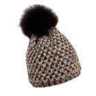NORTON | b�ret pour femme avec pompon animal boue