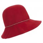 Chapeau �l�gant pour femme rouge