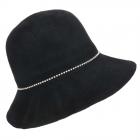 Chapeau �l�gant pour femme noir